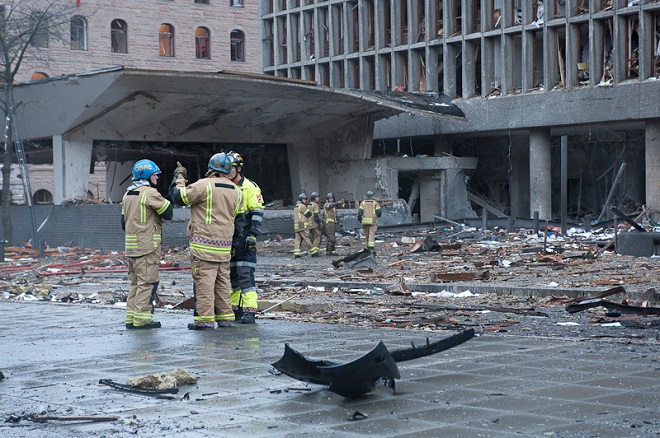 atentado de breivik en regjeringskvartalet 22 julio 2011